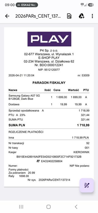 Samsung galaxy a57 5g