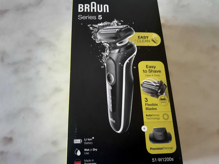 Máquina de Barbear BRAUN Série 5 - 51 W1200 S, com uso