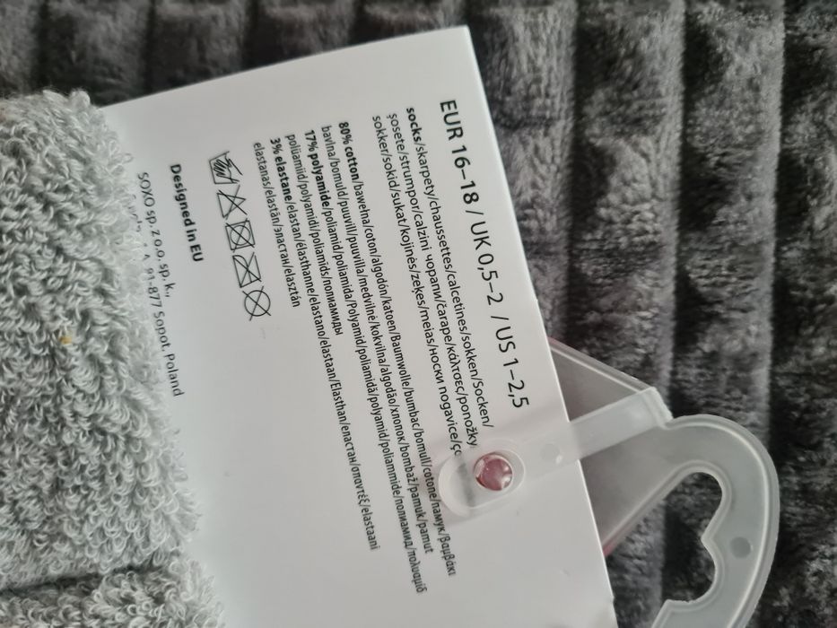 SOXO skarpetki niemowlęce  50%mum 50%dad