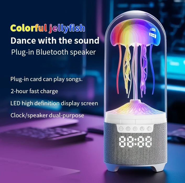 Bluetooth колонка-нічник Медуза