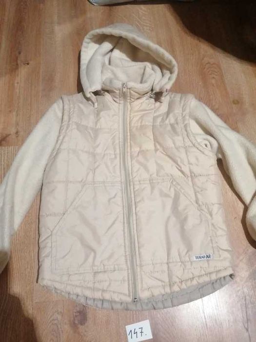 Bezrękawnik kamizelka z odpinanymi rękami 152cm/164 id(147)