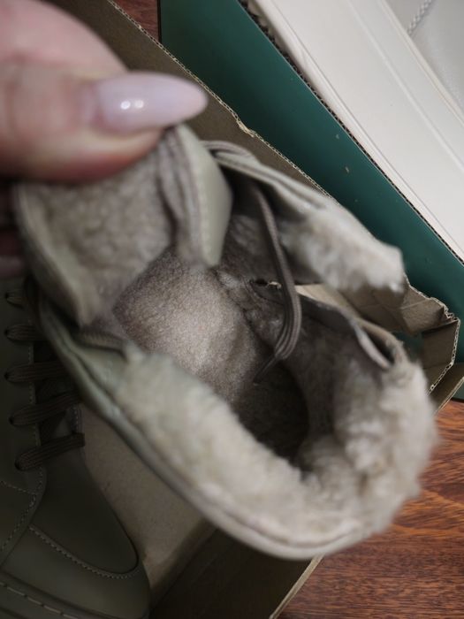 Ботинки зимние, натуральная кожа и натуральный  мех,  новые