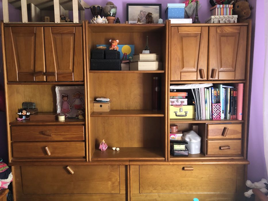 3 mobilias, 1 cama e 1secretaria vendo em conjunto/separado