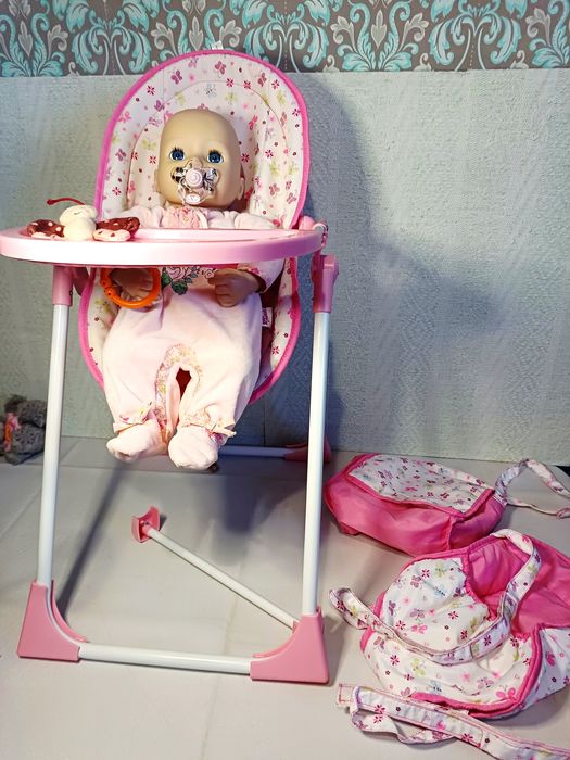 Скутер Baby Born Zapf Creation набір для пупса шезлонг годувальний Rus