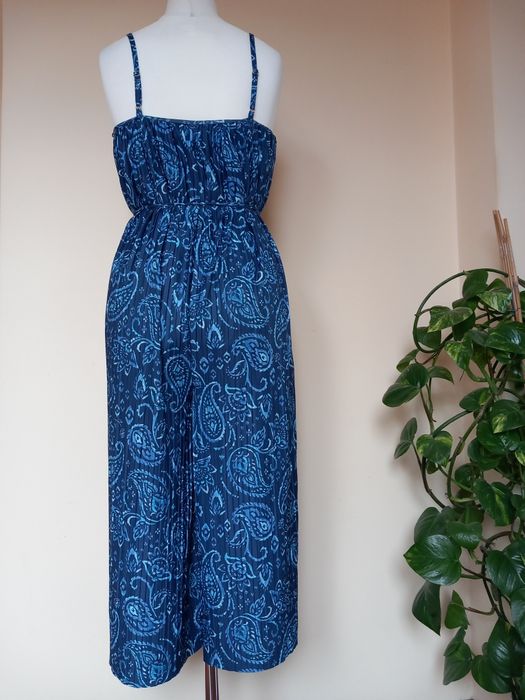 plisowany kombinezon z szerokimi nogawkami Nutmeg 42/XL