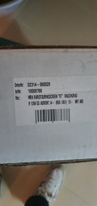 Vidro frontal BMW R1200GS GSA MRA