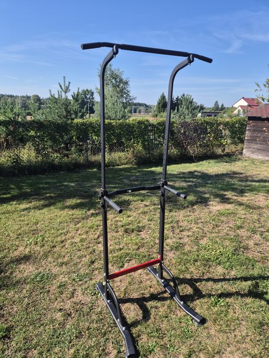 Poręcz stacjonarna, drążek do podciągania i do dipów