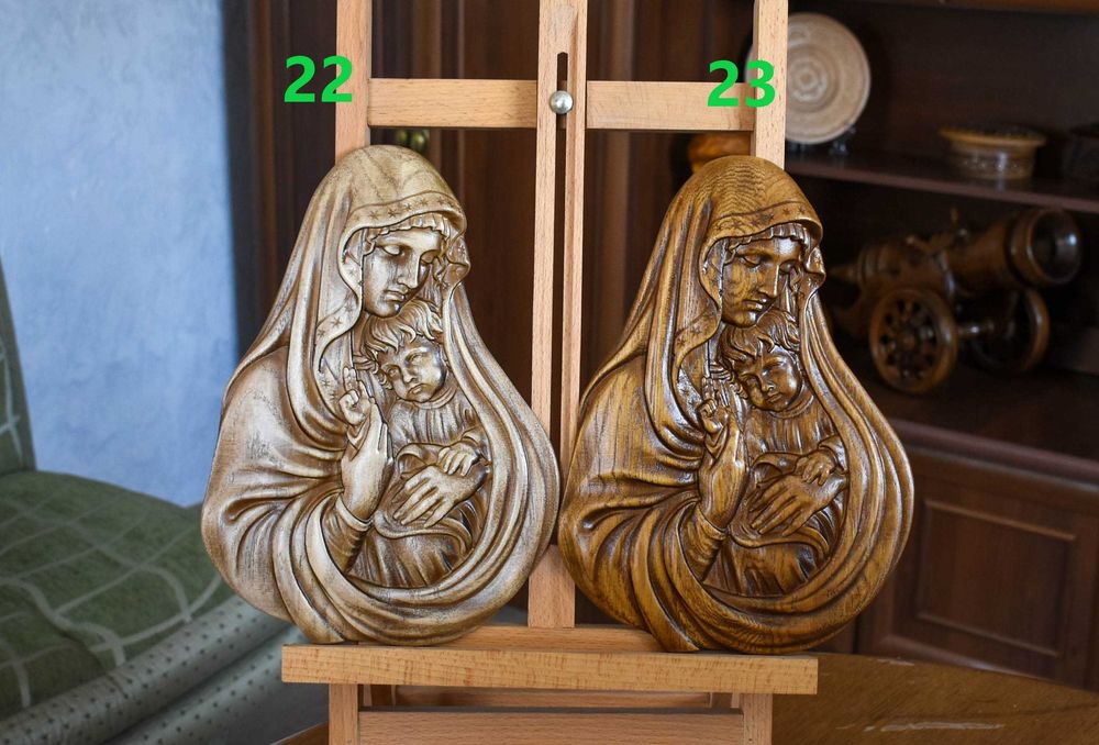 Панно з дерева, ікона, образ, Тайна Вечеря