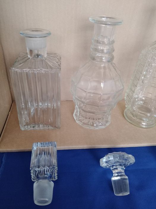 Garrafas Art Deco anos 70/80