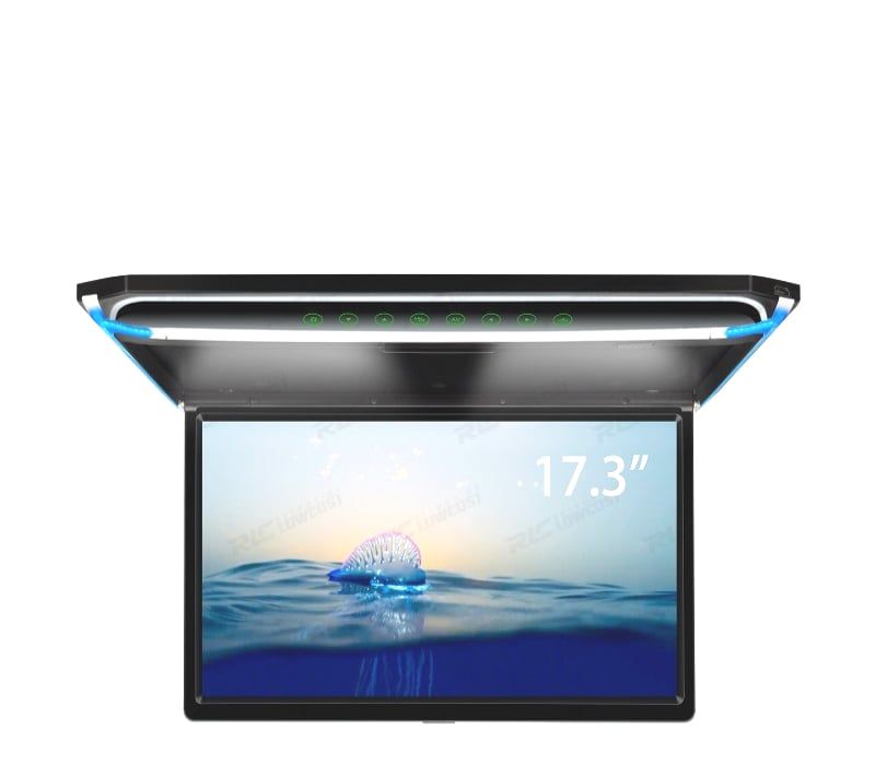 ECRÃ DE TETO DE 17,3" ULTRA FINO COM HDMI LUZ LED 1080P USB E SD