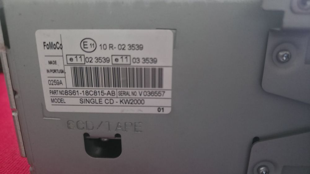 Rádio Ford 6000 CD