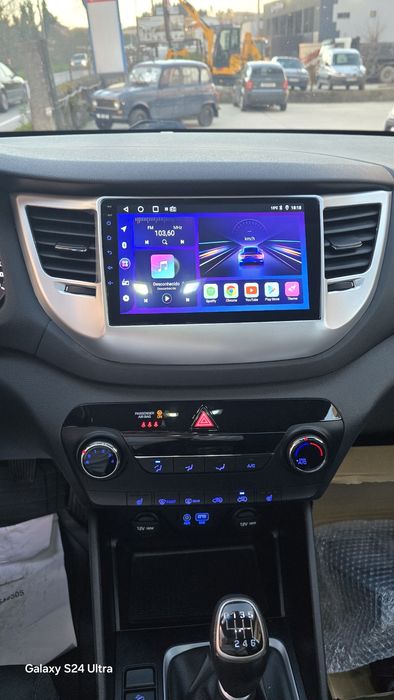Rádio Hyundai Tucson IX35 Android 14 com GPS
