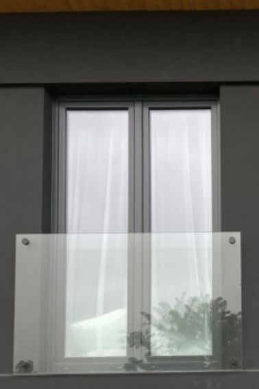 Balustrada szklana 200x100 cm przezroczysty