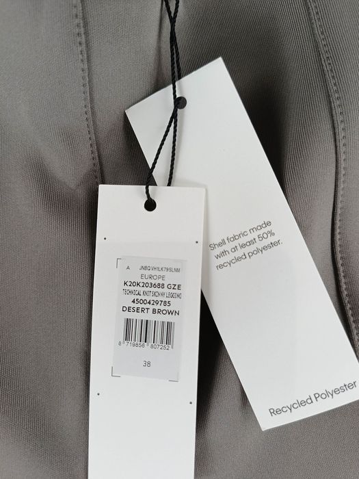 Calvin Klein Legginsy Desert Brown R. 38