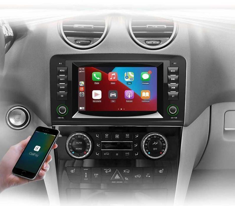 Mercedes ML / GL W164 – Radio Android 15 7” CarPlay Android Auto 1GB/16GB GPS Nawigacja Stacja Multimedialna WiFi Bluetooth PL