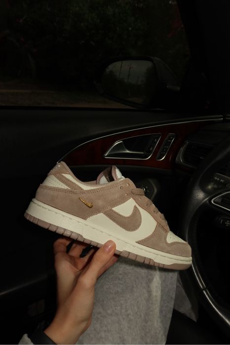 Nike SB dunk low найк данк шоколад і беж
