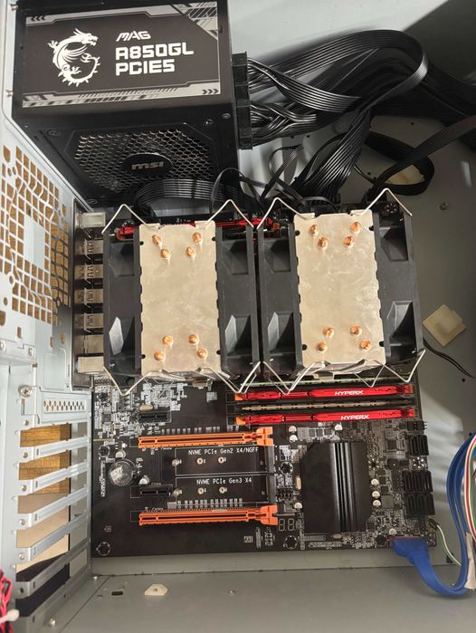Serwer Proxmox 28C/56T 128GB ECC | Dual Xeon | Docker NAS VM AI