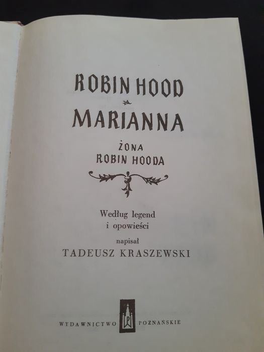 Robin Hood Tadeusz Kraszewski książka