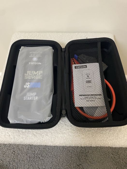 Бустер пуско-зарядний пристрій павербанк TOPDON JS2000 16000mAh 2000A