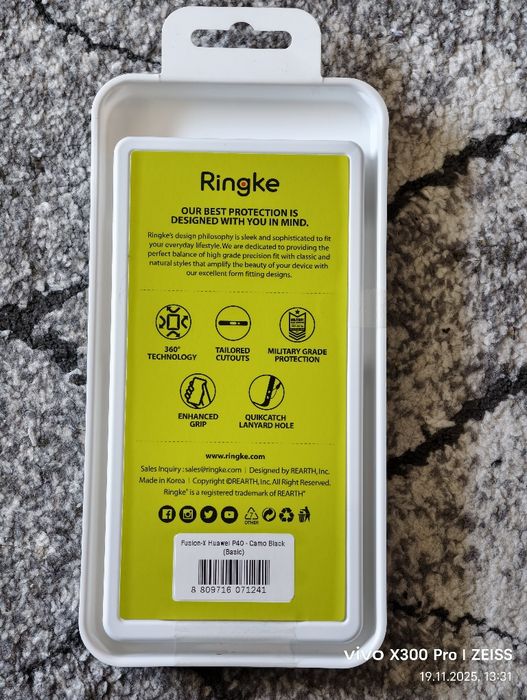 Etui Ringke Fusion X Huawei p40 Nowe