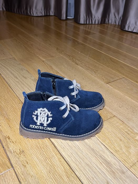 Черевики демісезонні унісекс Roberto Cavalli замшеві