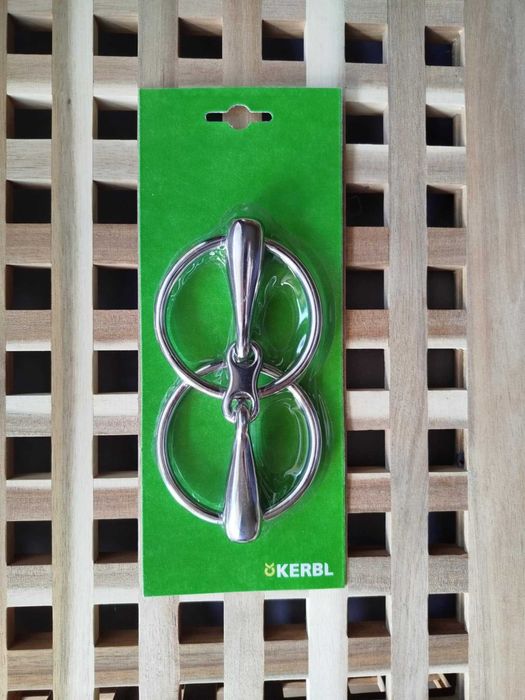 Wędzidło dla konia, podwójnie łamane, 12,5 cm, KERBL