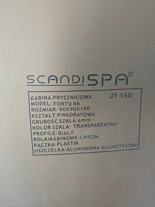 Душова кабіна без піддону Scandispa Fortuna JY-160