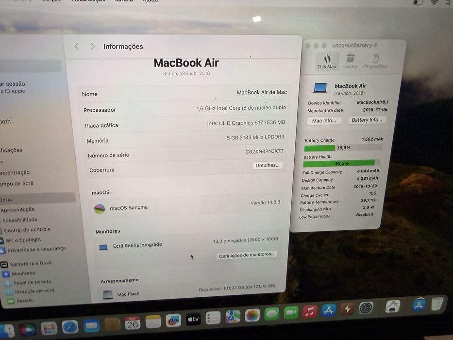 MacBook Air de 13 polegadas 2019