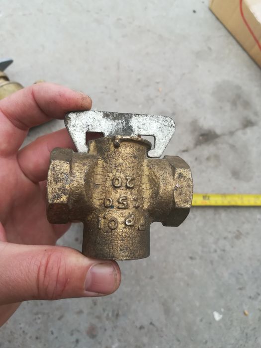 Кран на газ Рр 0.1 t50 Ду20 газовий вентель латунний Ду 15