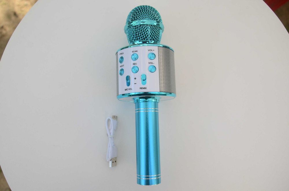 Блютуз караоке мікрофон дитячий безпровідний  з колонкою
