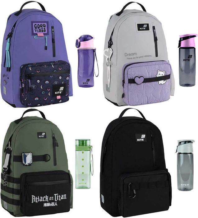 Рюкзак Kite Education teens 949L Romantic Black Cares