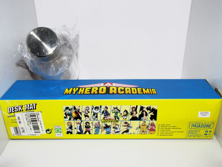 My Hero Academia XL Mouse Pad + 850ml Water Bottle, New/Sealed64550917185410124