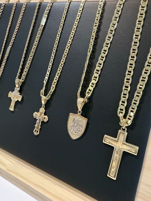 Nowe złote Łańcuszki i Przywieszki Pr. 585 14K