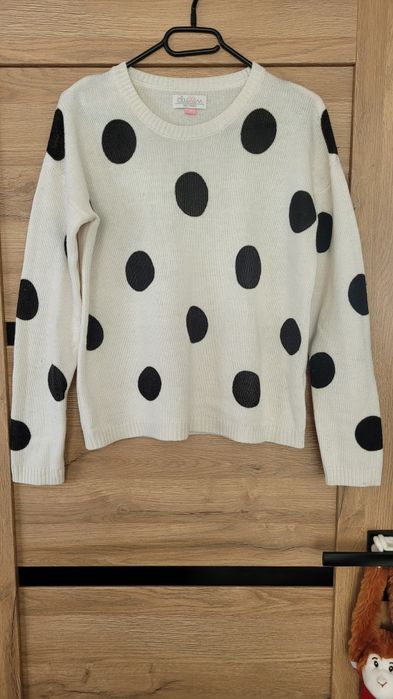 Sweter w groszki M