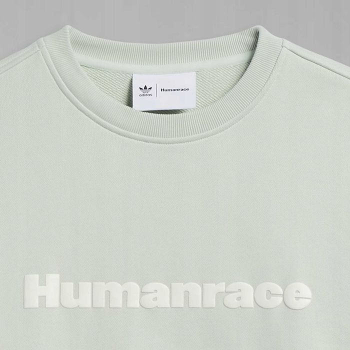 Stylowa Bluza Crewneck adidas Humanrace Miętowa r. XL