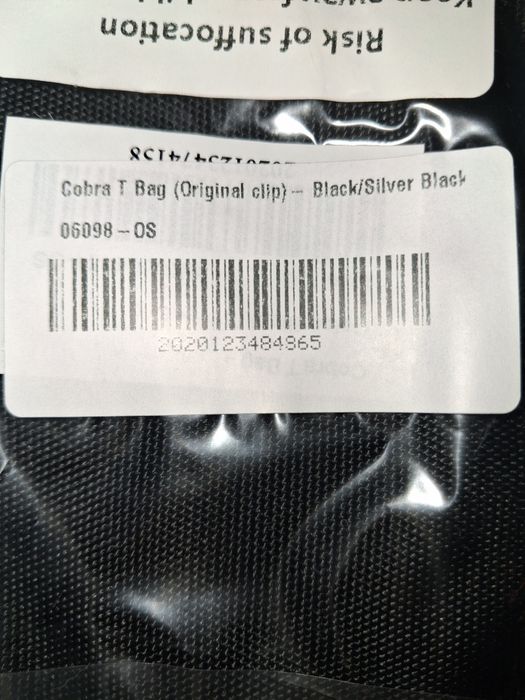 Szaszetka Trapstar Cobra T Bag (Black/Silver)