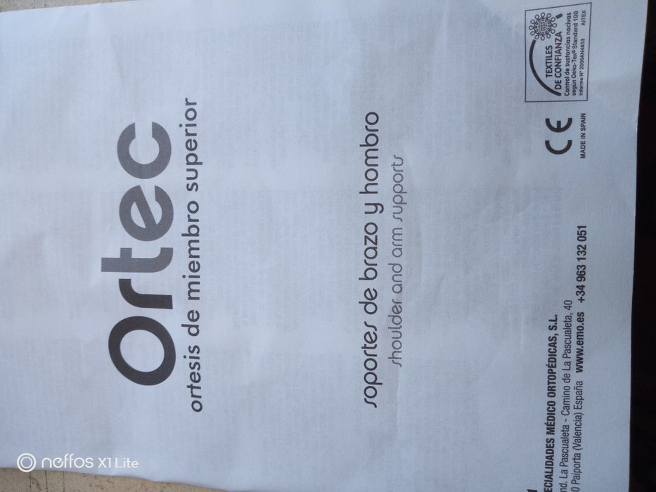 Suporte ortopedico para ombro