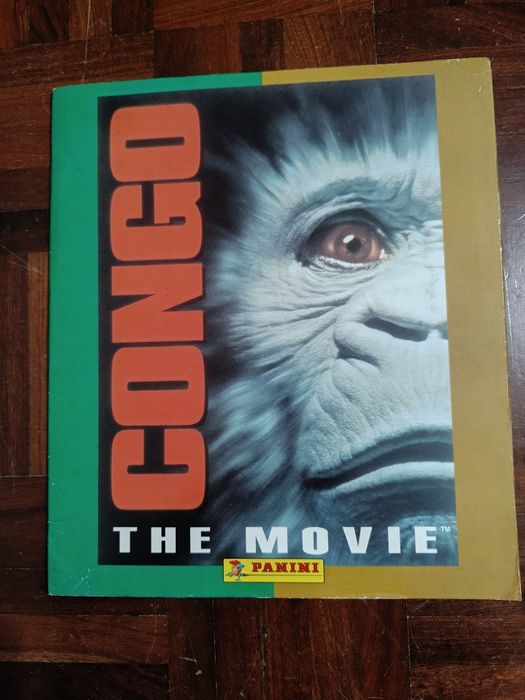 Caderneta incompleta Congo the movie da Panini