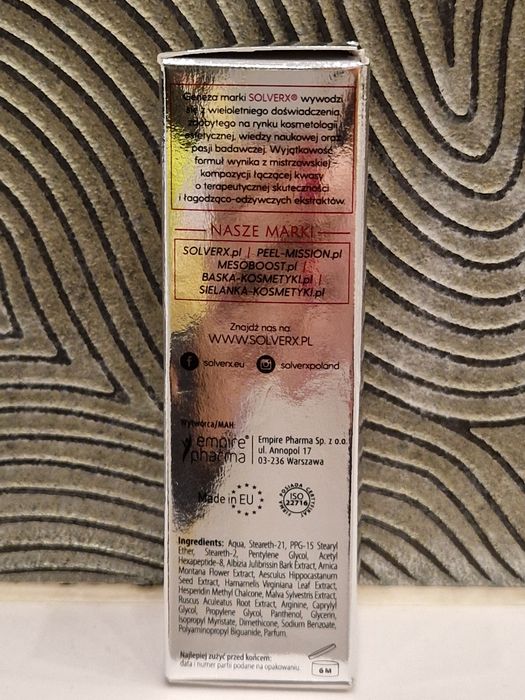 Solverx Age Reset Odmładzające serum pod oczy. TANIEJ!