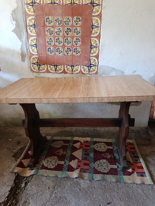 Mesa retangular mais 6 cadeiras