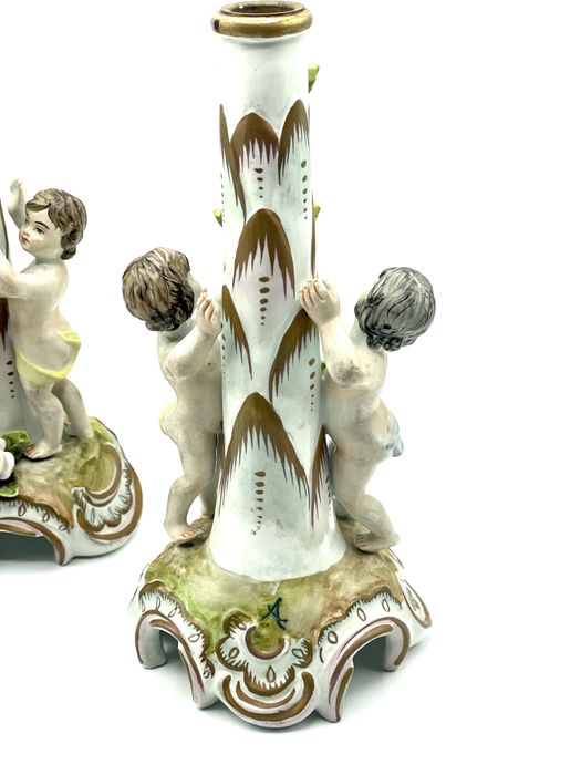Casticais querubins Meissen