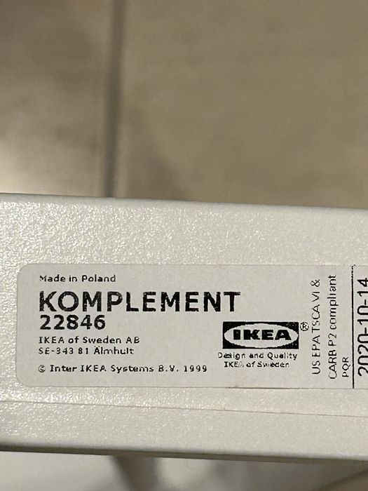 Calceiro para Estrutura de Roupeiro PAX 50cmx58cm