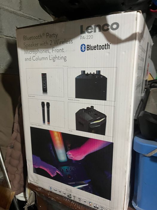 Coluna Portátil PRO LENCO PA-220 – 240W Bluetooth