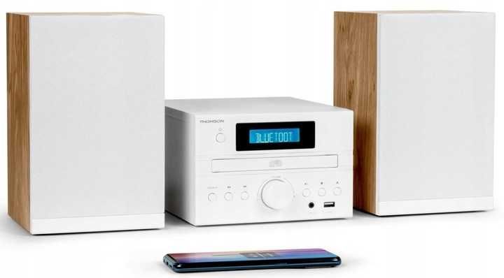 Wieża Thomson MIC121BT - mikrowieża z Bluetooth, CD, USB, FM.