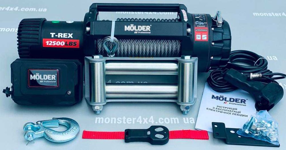 Лебідка MOLDER Professional  T-REX 12500lbs 12V IP68