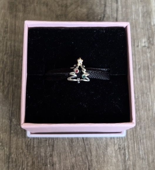 Pandora ażurowy charms zawieszka choinka srebro 925 nowy