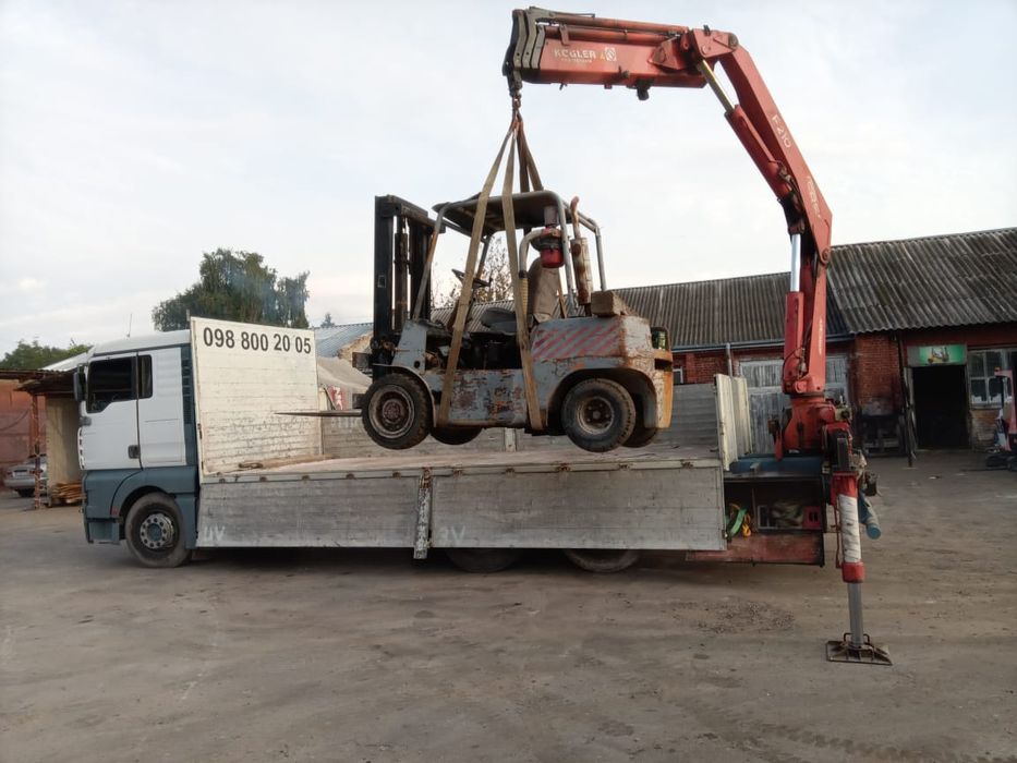 Послуги Маніпулятора. Вантажні перевезення.