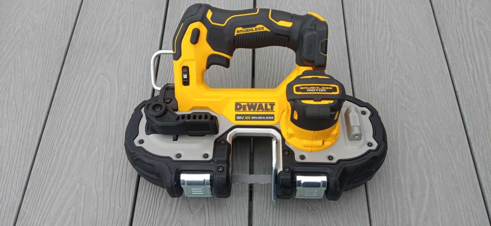Piła taśmowa DeWalt 18v 46mm cięcia DCS377