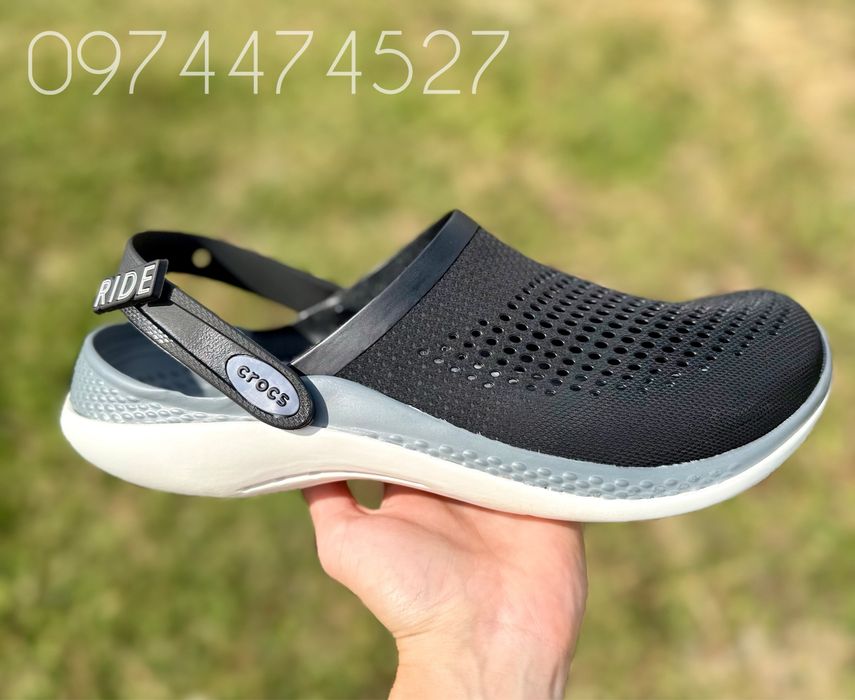 Сабо LiteRide 360 Black/Slate Grey унісекс крокс