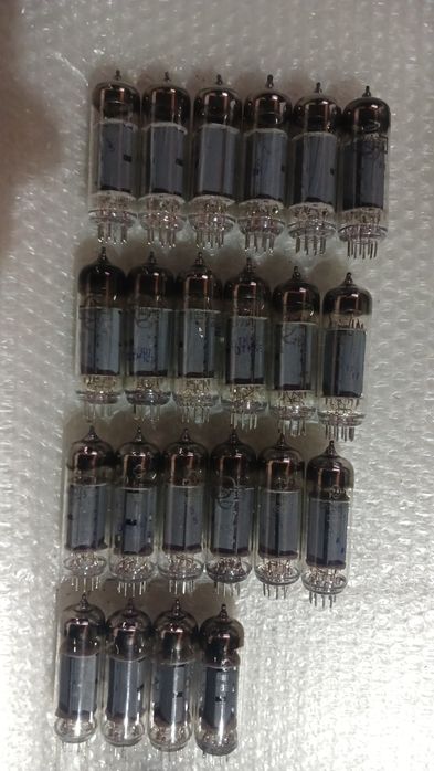 Радиолампы новые с печатями 6п14п-ев